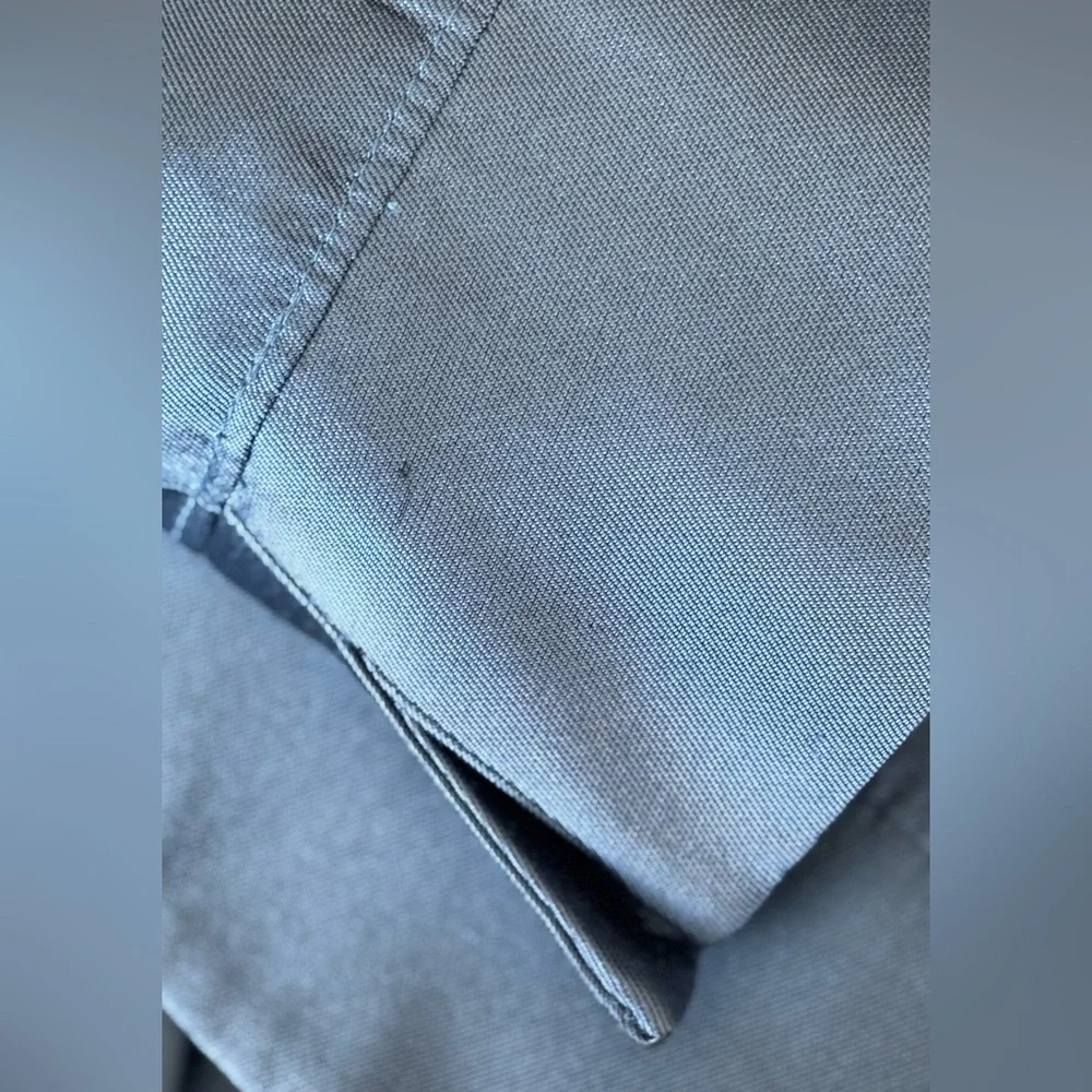 Lily & Taylor Blue Silk Wool 2pc Skirt Suit w/Floral Rosette Lace Brocade NWT 14 - Picture 16 of 16